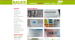 Desktop Screenshot of bauer-etikett.de